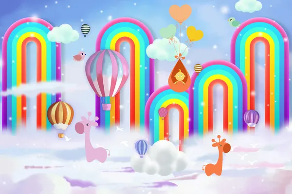 Rainbow_Sky_Educational_Kids_Wallpaper