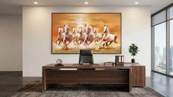 1_Of_The_Most_Energetic_7_Running_Horse_On_Soil_Sunrise_Orange_Background