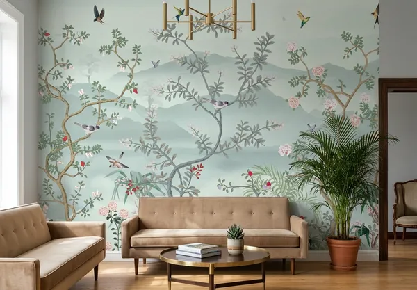 Blue_Tropical__Chinoiserie_Wallpaper