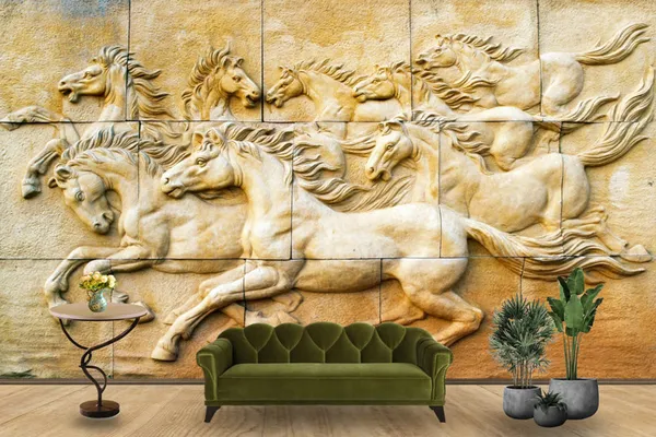 Running_Horse_Mural_Wallpaper