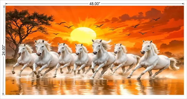 White_7_Running_Horse