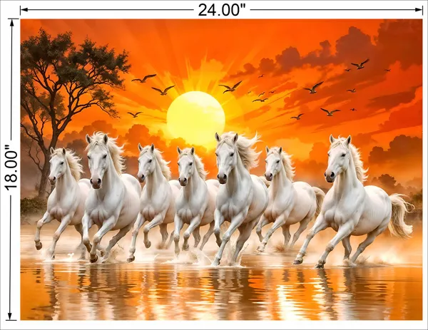 White_7_Running_Horse