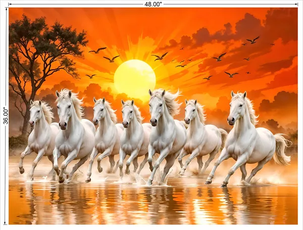 White_7_Running_Horse