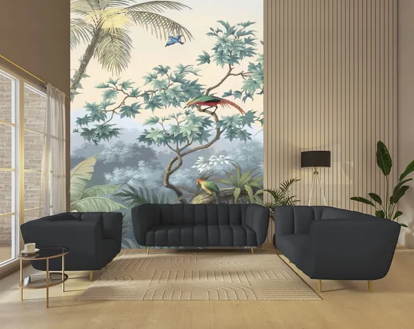 Tropical_Tree_With_Birds_Wall_Art