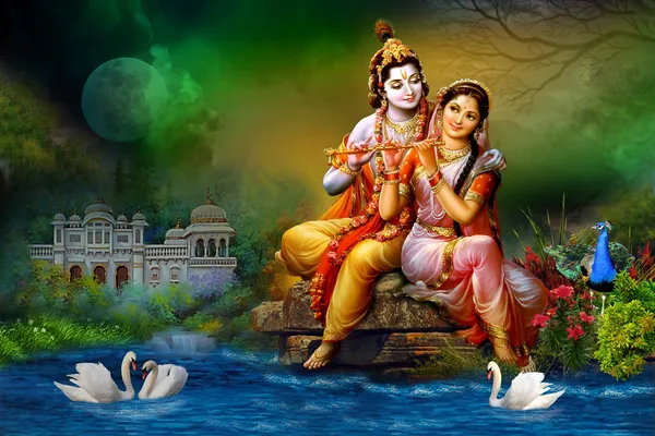 God_Collection_Radha_Krishna_Basuri_Music_Wallpaper