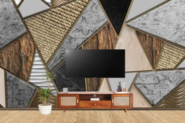 Geometric_Wooden_And_Marble_Triangle_Wallpaper