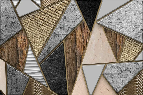 Geometric_Wooden_And_Marble_Triangle_Wallpaper