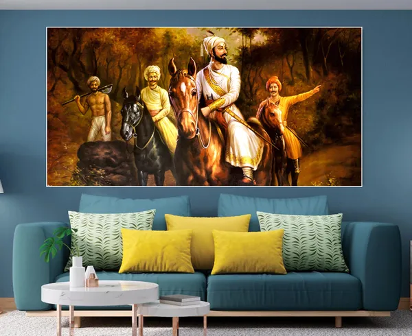 Lord_Chattrapati_Shivaji_Maharaj_Antique_Canvas_Photo_Print_Only