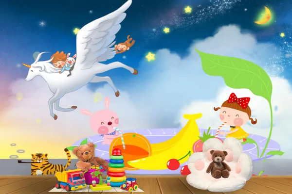 Unicorn_Story_Customized_Wallpaper