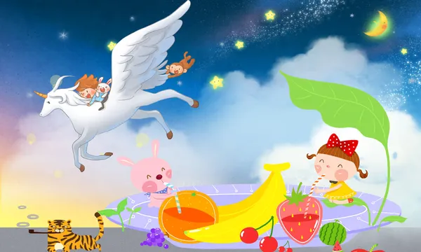 Unicorn_Story_Customized_Wallpaper