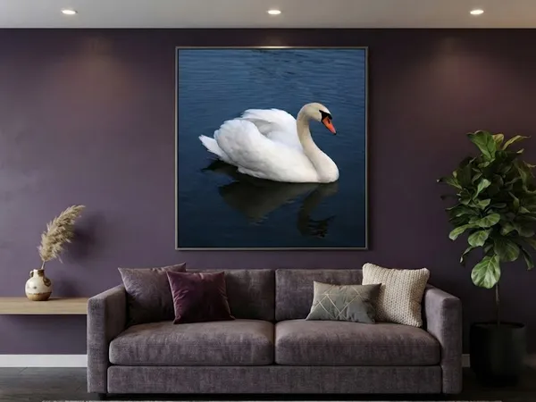 White_Flamingo_Wall_Art