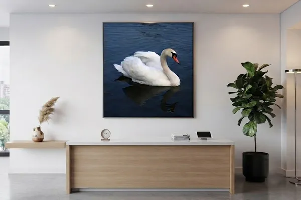 White_Flamingo_Wall_Art