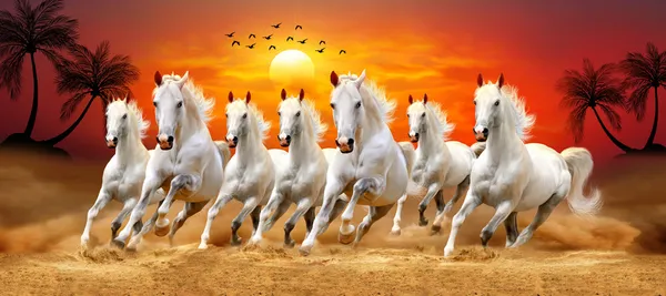 7_Running_Horse_Canvas_Frame