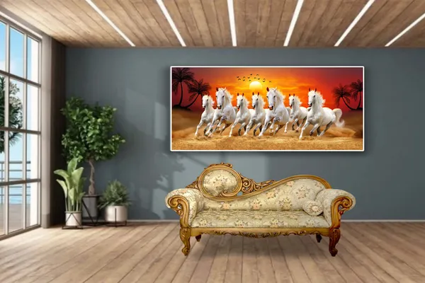 7_Running_Horse_Canvas_Frame