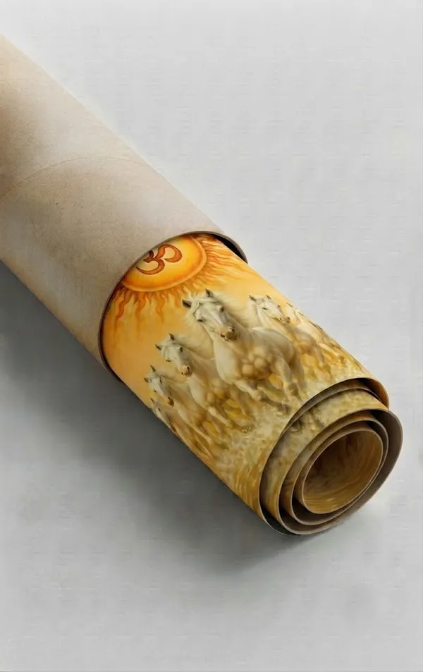 7_Running_Horse_With_Om_3d_Wall_Art