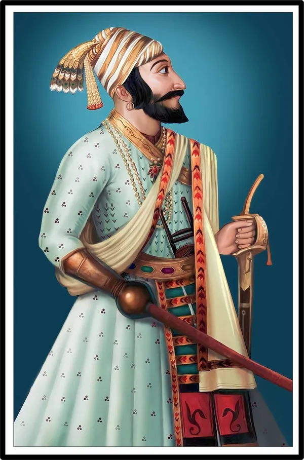 Chatrapati_Shivaji_Maharaj_Antique_Canvas_Photo_Print_Only