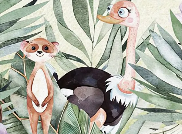 Kids_Educational_Customized_Animal_Theme_Wallpaper