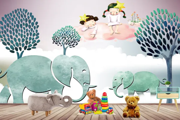 New_Arrivals_Elephant_Kids_Wallpaper