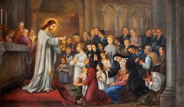 God_Collection_Jesus_With_Childs_Painting_Wallpaper
