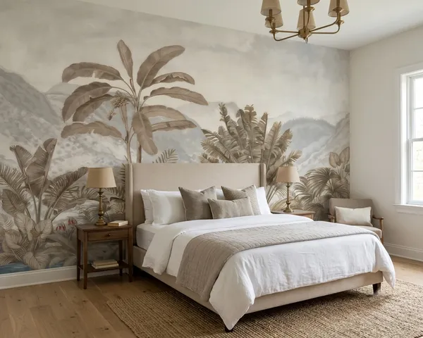 Non-Woven_Tropical_Design_Customizable_Wallpaper