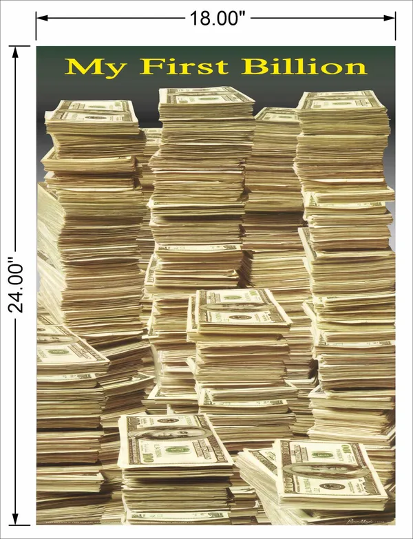 My_First_Billion_Wall_Art
