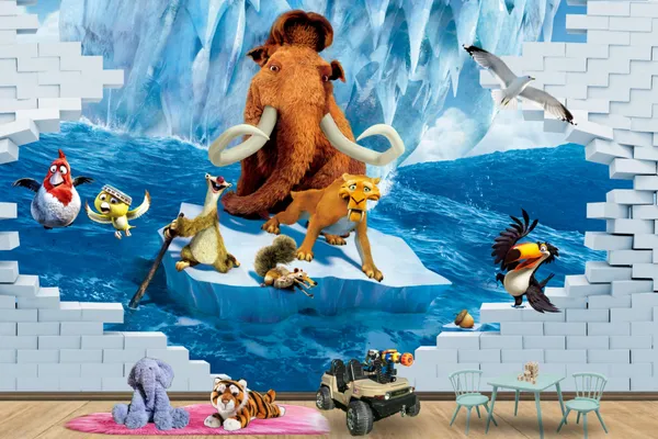 Ice_Age_Village_3d_Wallpaper