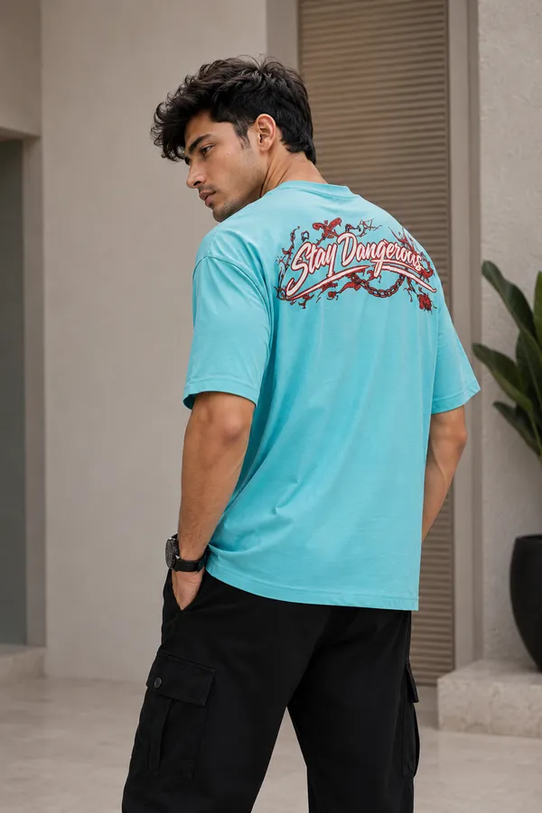 Turquoise_Oversized_Graphic_T-Shirt_for_Men