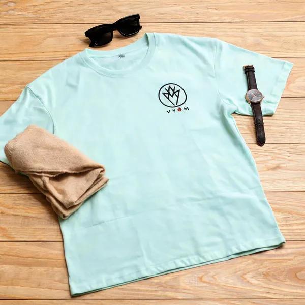 Mint_Green_Graphic_Print_Crew_Neck_T-Shirt_for_Men