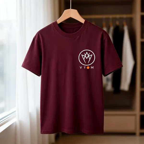 Maroon_Graphic_Print_Crew_Neck_T-Shirt