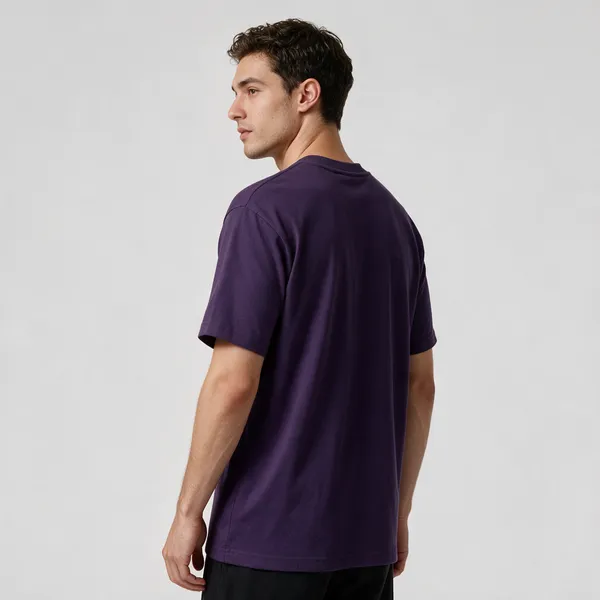Purple_Short_Sleeve_Graphic_T-Shirt_for_Men