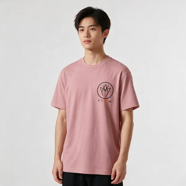 Pink_Regular_Fit_Crew_Neck_T-Shirt_for_Men