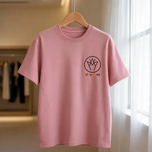 Pink_Regular_Fit_Crew_Neck_T-Shirt_for_Men