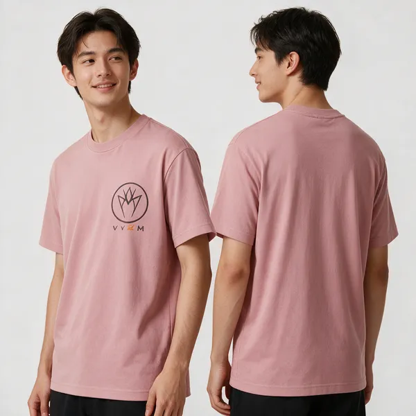 Pink_Regular_Fit_Crew_Neck_T-Shirt_for_Men