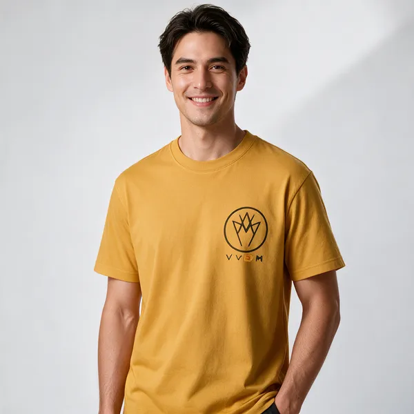 Yellow_Regular_Fit_Crew_Neck_T-Shirt_for_Men