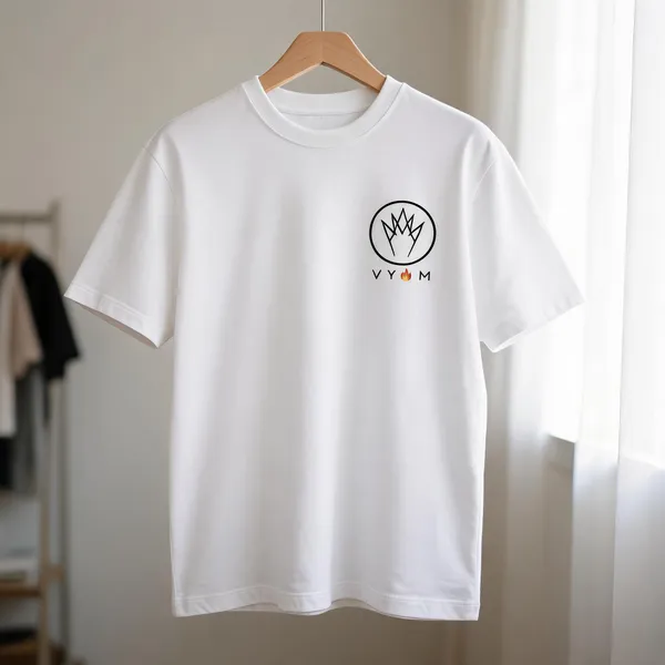 White_Casual_Short_Sleeve_T-Shirt_for_Men