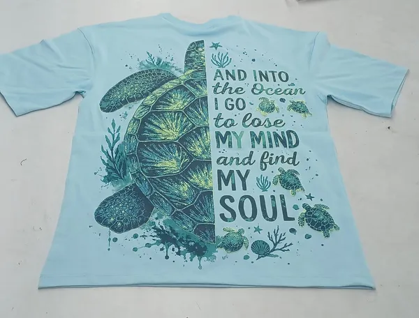 Light_Blue_Graphic_Crew_Neck_T-Shirt_For_Men