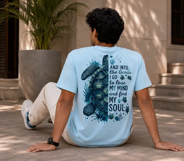 Light_Blue_Graphic_Crew_Neck_T-Shirt_For_Men_Oversized