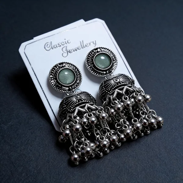 Grey_Alloy_Jhumka_Earrings_For_Women