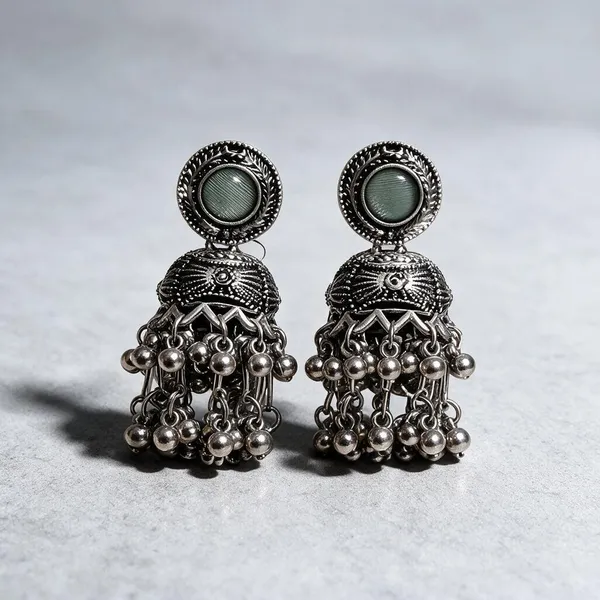 Grey_Alloy_Jhumka_Earrings_For_Women
