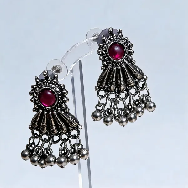Silver_Alloy_Jhumka_Earrings_For_Women