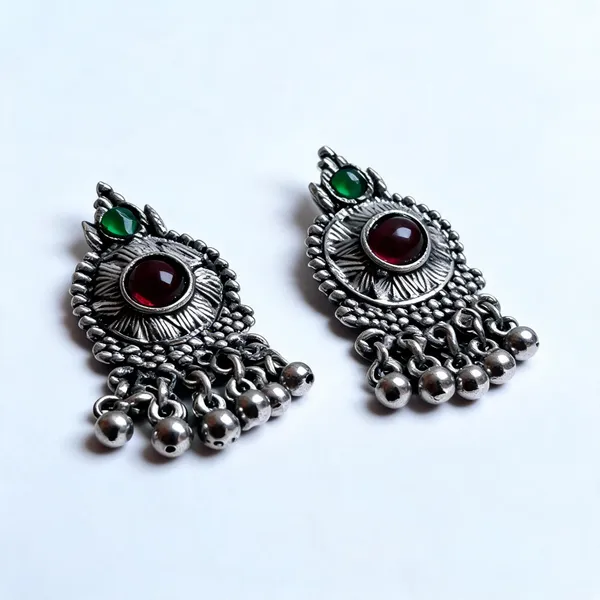 Silver_Alloy_Dangle_Earrings_For_Women