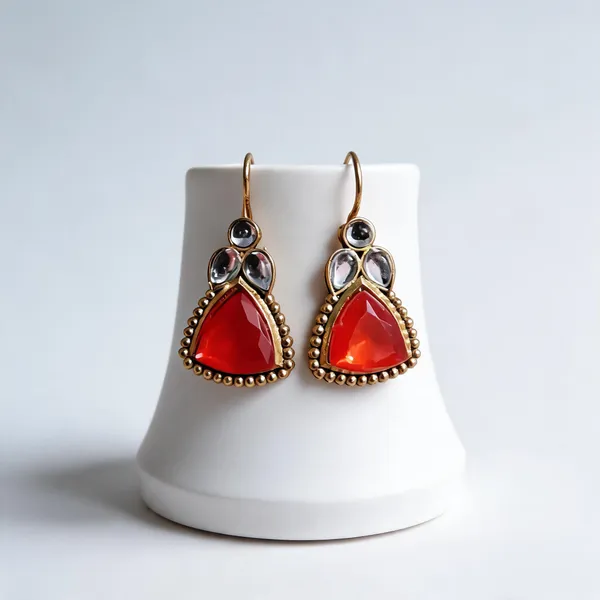 Red_Alloy_Drop_Earrings_For_Women