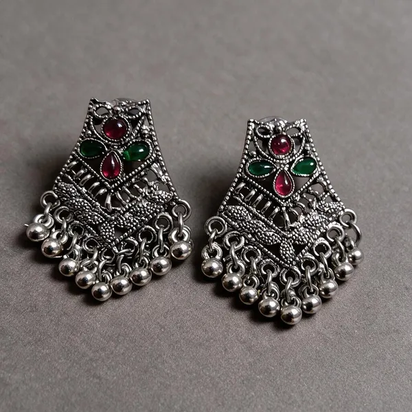 Silver_Alloy_Jhumka_Earrings_For_Women