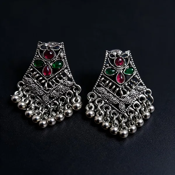 Silver_Alloy_Jhumka_Earrings_For_Women