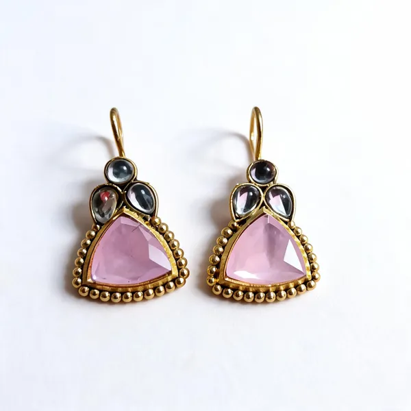 Pink_Alloy_Drop_Earrings_For_Women