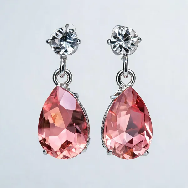Pink_Alloy_Drop_Earrings_For_Women