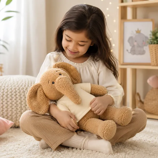 Beige_Sherpa_Floppy-Eared_Elephant_Plush_Toy_For_Kids