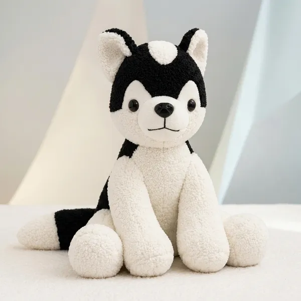 Black_White_Sherpa_Husky_Dog_Plush_Toy_For_Kids