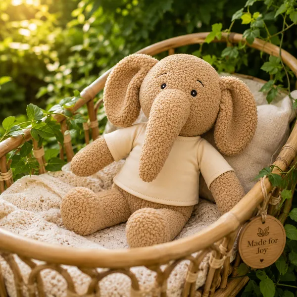 Beige_Sherpa_Floppy-Eared_Elephant_Plush_Toy_For_Kids
