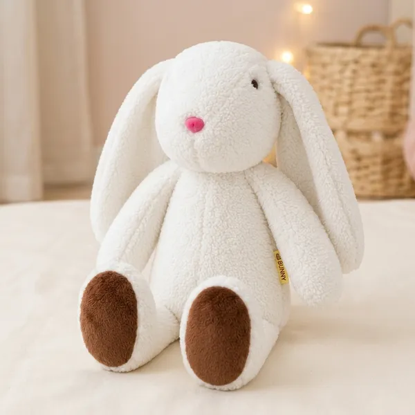 White_Sherpa_Floppy-Eared_Bunny_Plush_Toy_For_Kids